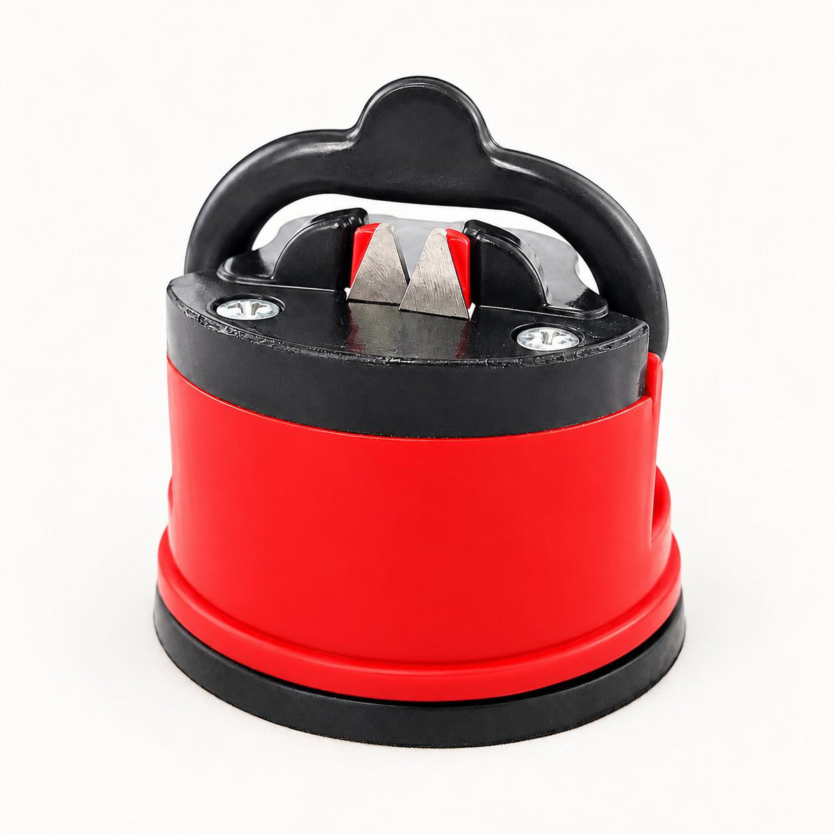 Aiguiseur couteaux ventouse Rouge